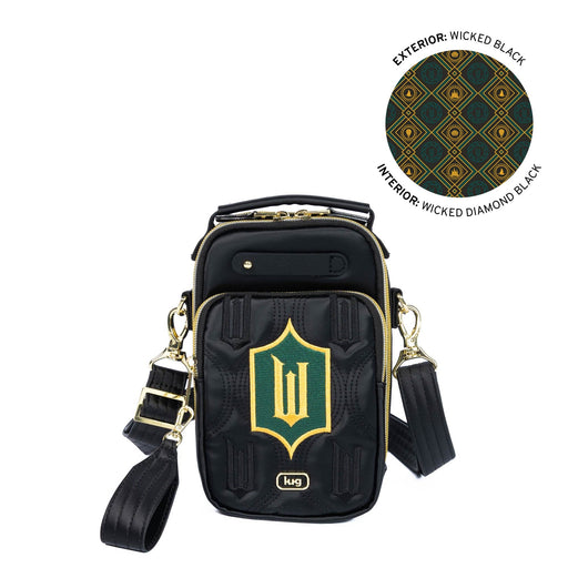 LUG - Wicked x Lug Skeeter Mini Bridge SE Satin Luxe VL Convertible Crossbody Bag Luggage & Bags WICKED BLACK