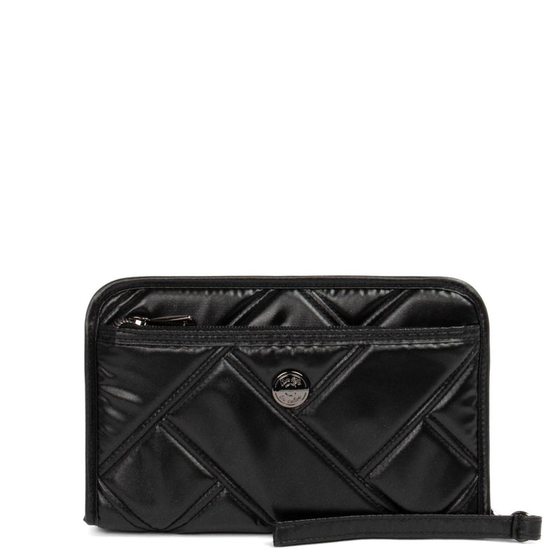 LUG - Zeppelin 2 RFID Wristlet Wallet Luggage & Bags METALLIC BLACK