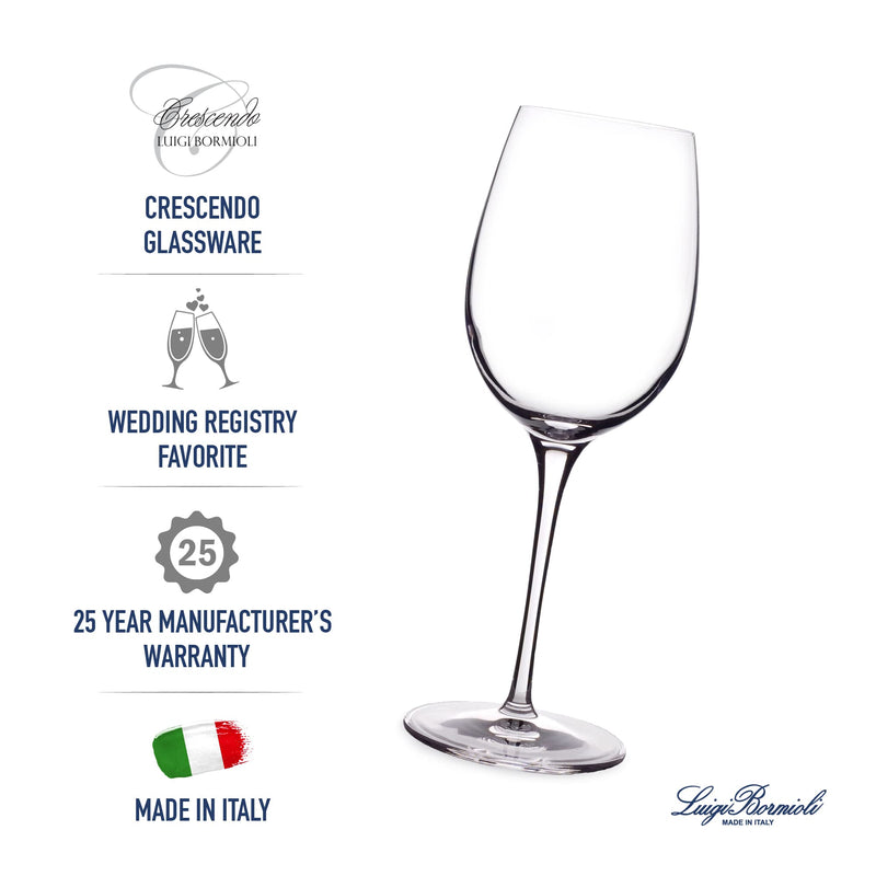 Luigi Bormioli - 20 OZ BORDEAUX RED WINE GLASSES SET OF 4 CRESCENDO Home & Kitchen
