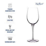 Luigi Bormioli - 20 OZ BORDEAUX RED WINE GLASSES SET OF 4 CRESCENDO Home & Kitchen