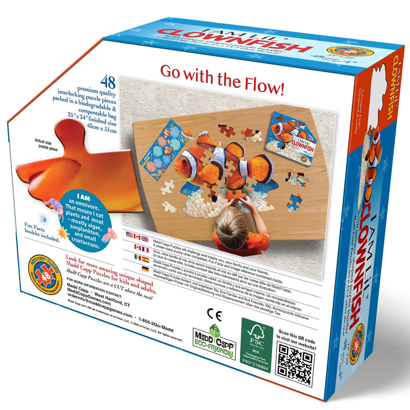Madd Capp Puzzles - I AM Lil Clownfish (48 pc) Games & Toys