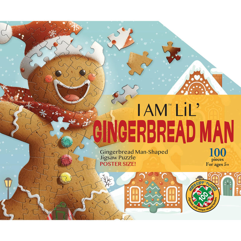 Madd Capp Puzzles - I AM Lil Gingerbread Man (100 PC) Toys & Games