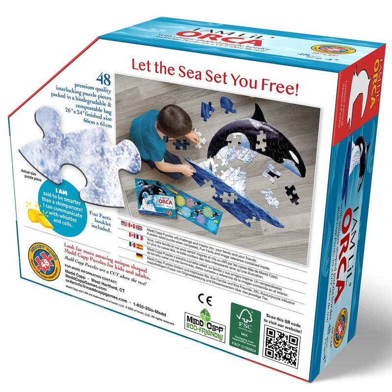 Madd Capp Puzzles - I AM Lil Orca (48 PC) Games & Toys