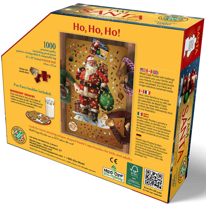 Madd Capp Puzzles - I AM Santa (1000 PC) Toys & Games