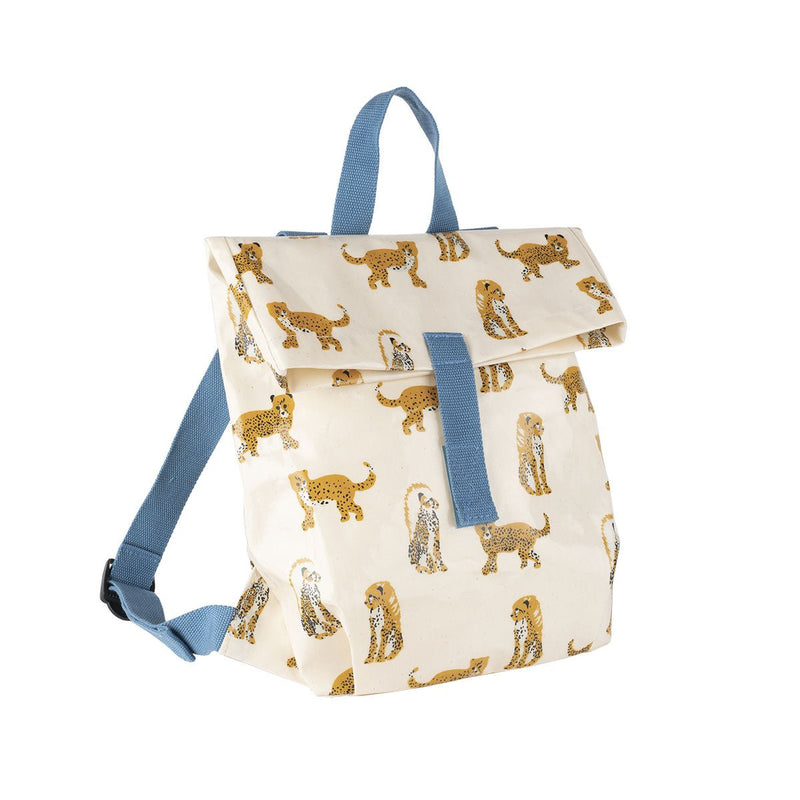 Maison Petit Jour - Backpack Mini Messenger - Jaguars - Blue Luggage & Bags
