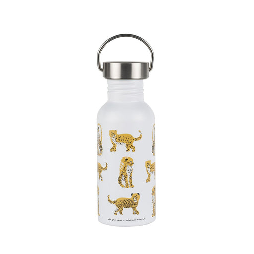 Maison Petit Jour - Bottle Stainless Steel - Jaguars - White (0.5L) Home & Kitchen