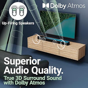 Majority - Bluetooth Sound Bar 280W Sierra Dolby Atmos Soundbar with Built in Subwoofer with Remote - Black Electronics