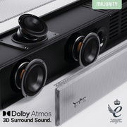 Majority - Bluetooth Sound Bar 280W Sierra Dolby Atmos Soundbar with Built in Subwoofer with Remote - Black Electronics