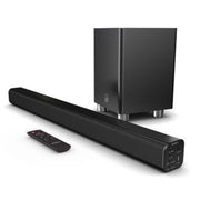 Majority Bluetooth Sound Bar with Subwoofer 150W K2 2.1 Channel HD Sound with Remote Electronics Black