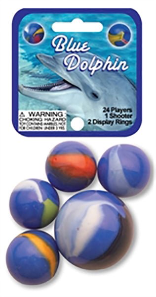 MARBLES - Blue Dolphin Game Net 24 + 1 Toys & Games