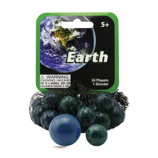 MARBLES - Earth Game Net 24 + 1 Toys & Games