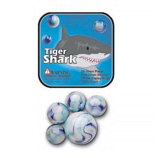 MARBLES - Tiger Shark Game Net 24 + 1 Toys & Games