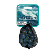 Mega Marbles - Wave Breaker Glass Marble Game Net (25-Piece) - themed pack and marble design