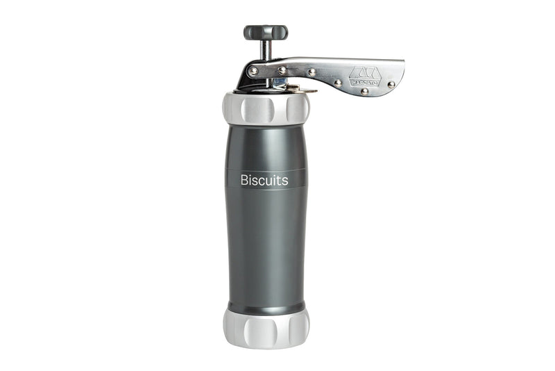 Marcato - Design Cookie Press for Biscuits and Decorative Pastry Shapes Home & Kitchen powder - grey