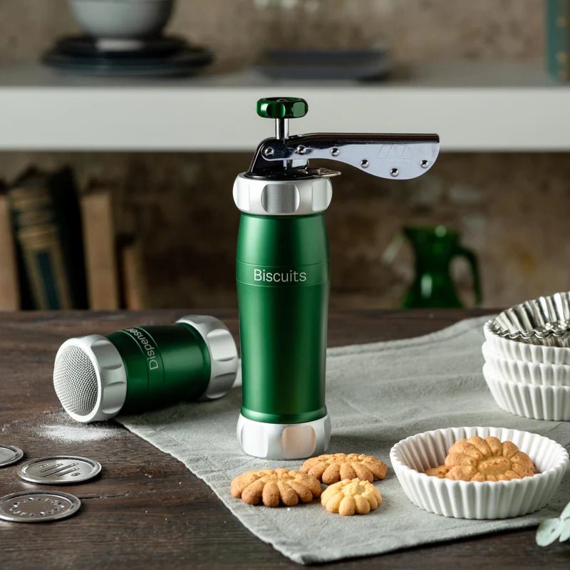 Marcato - Design Cookie Press for Biscuits and Decorative Pastry Shapes Home & Kitchen powder - pink