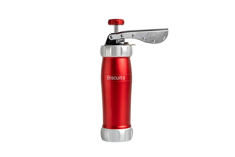 Marcato - Design Cookie Press for Biscuits and Decorative Pastry Shapes Home & Kitchen red