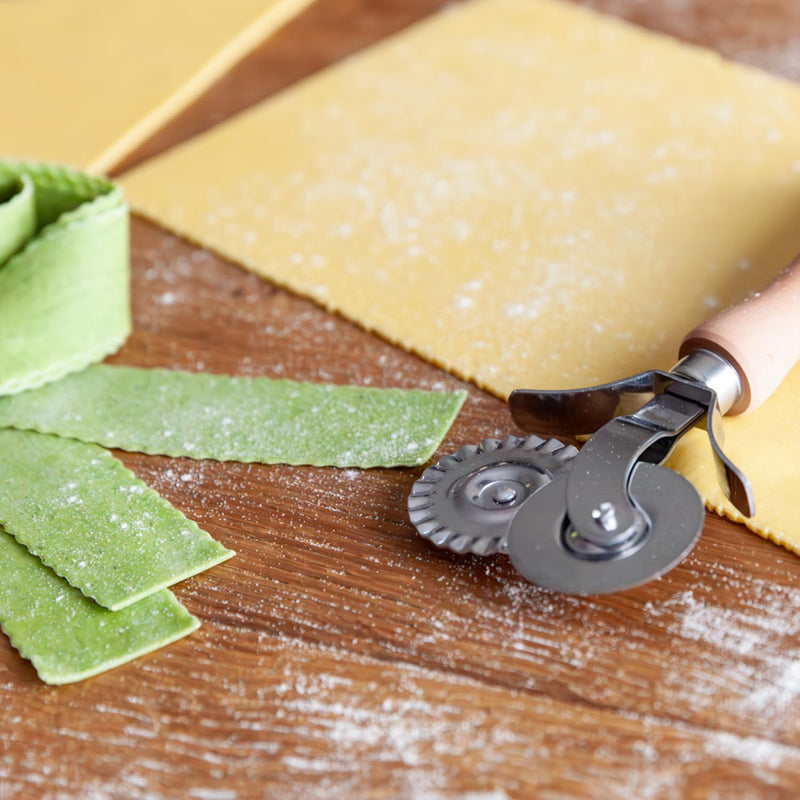 Marcato - Double Pasta Cutter é Smooth & Toothed Home & Kitchen