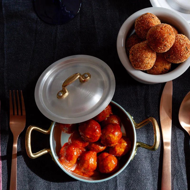 Marcato - mini casserole with 2 handles and lid - 12 cm Home & Kitchen