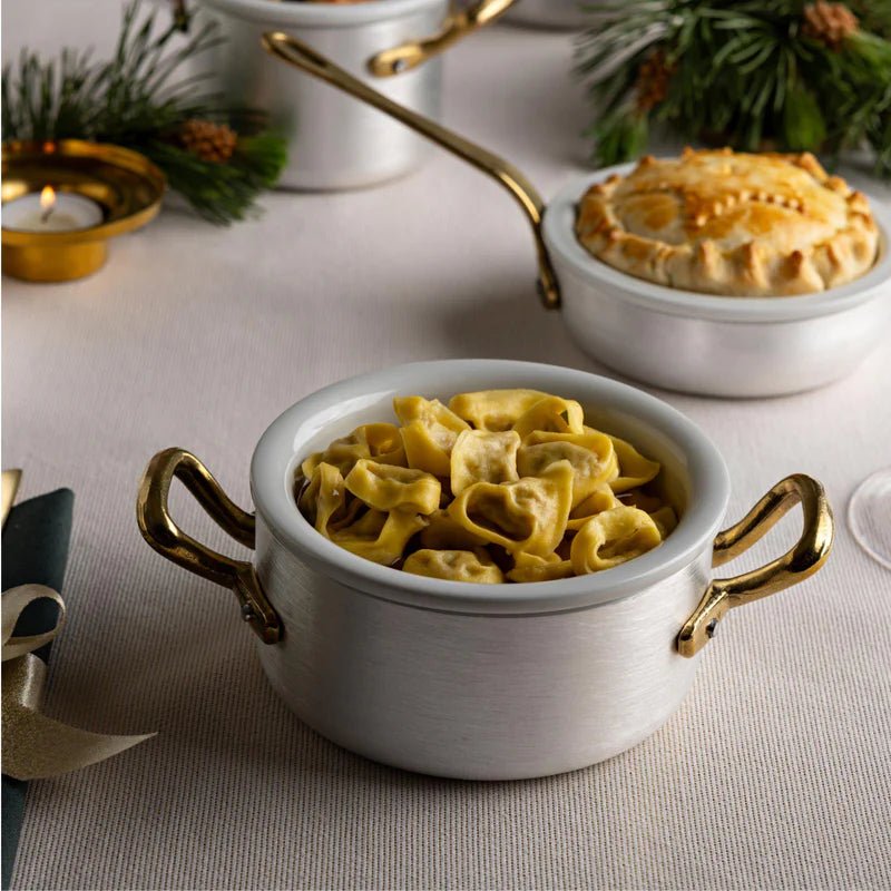 Marcato - Mini pot with 2 handles and lid Home & Kitchen