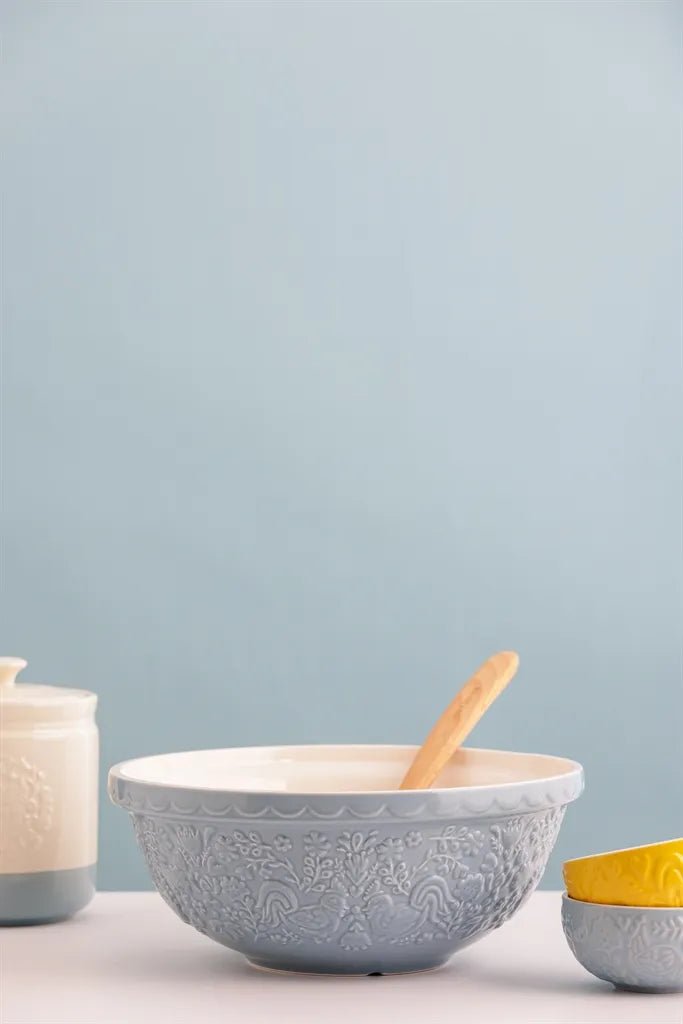 MASON CASH - ROOST MIX BOWL 11" - 2.7 L| Turquoise Home & Kitchen