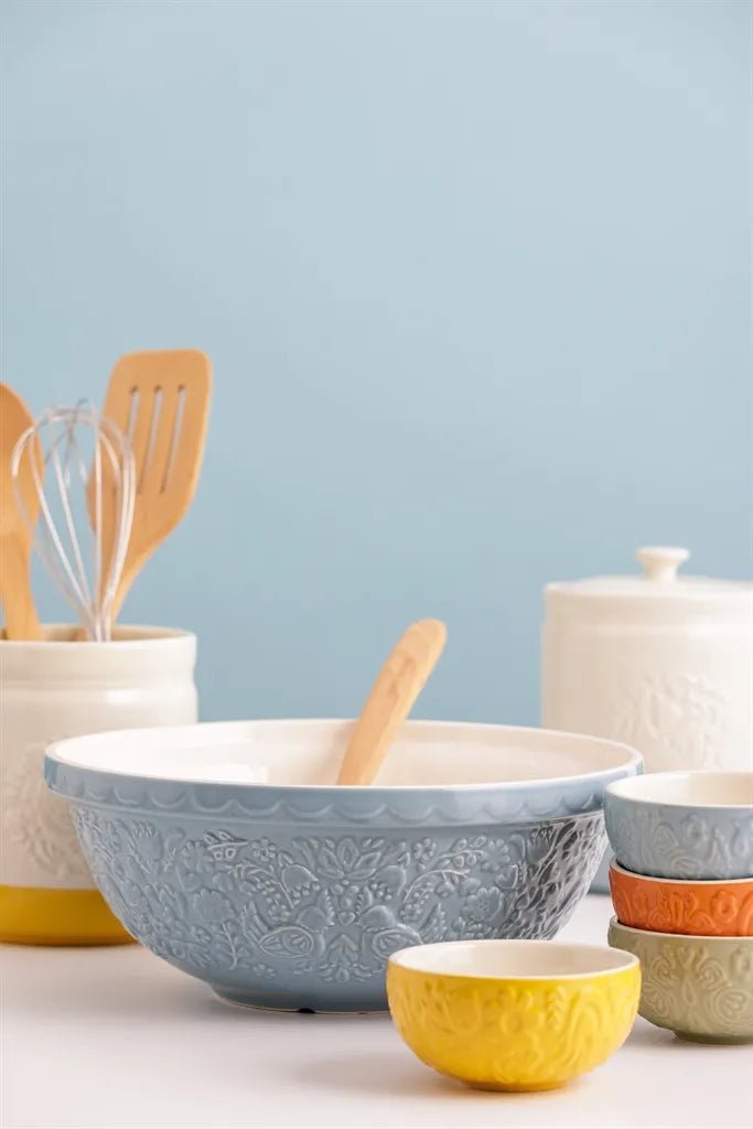 MASON CASH - ROOST MIX BOWL 11" - 2.7 L| Turquoise Home & Kitchen