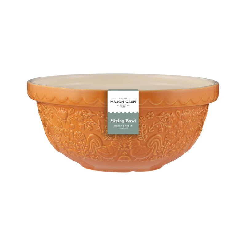 MASON CASH - ROOST MIX BOWL 9.75" - 2 L| Orange Home & Kitchen