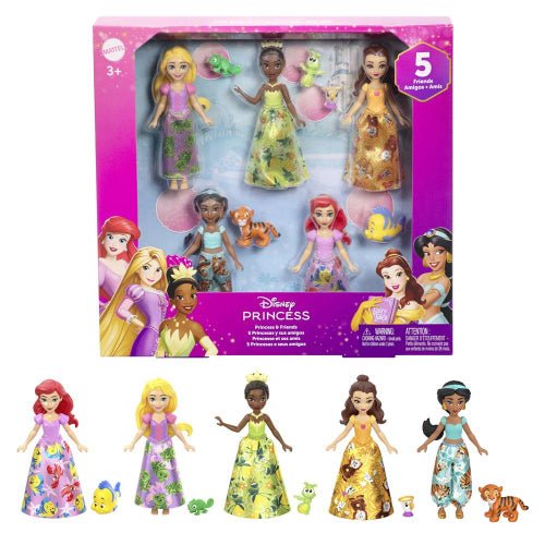 Mattel - Disney PRINCESS - 5 - PACK FRIENDS Toys & Games