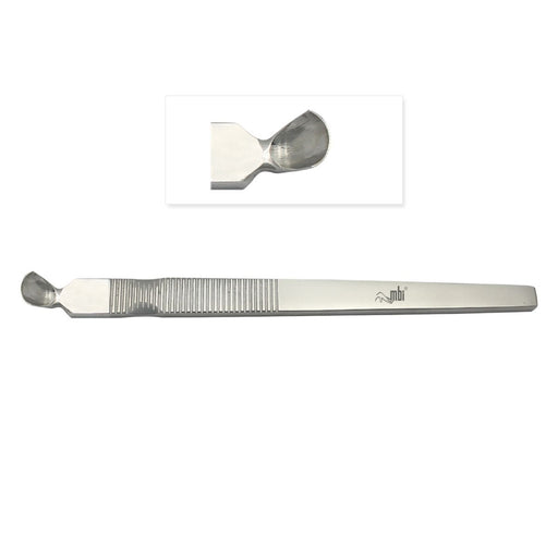 MBI - 322 Cuticle Pusher Single Sided Angled Flat Handle Beauty & Personal Care