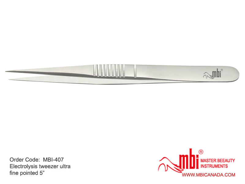 MBI-407 ultra-fine pointed electrolysis tweezer