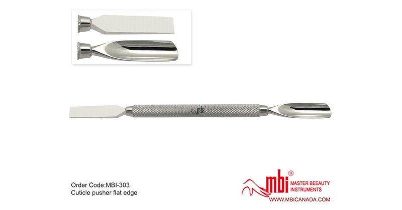 MBI - Cuticle Pusher Flat Edge (Flat/Flat)