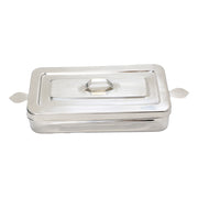 MBI - 953 Instrument Sterilization Tray with Lid | 10 × 4 × 2 in / 25.4 × 10.2 × 5.1 cm – Product view