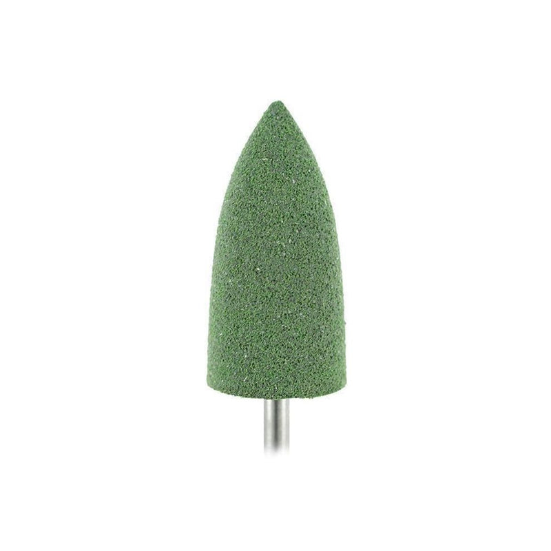 Medicool green natural nail silicone polishing bit, coarse grit