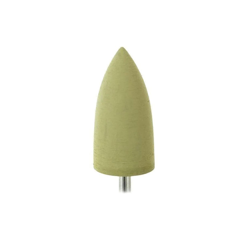 Medicool yellow natural nail silicone polishing bit, fine grit
