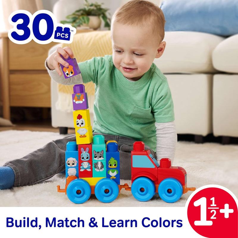 MEGA - Mega Bloks - BUILD & MATCH ANIMAL TRACTOR Toys & Games