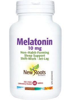 New Roots Herbal - Melatonin 10MG Sleep Support - 60 Tablets