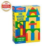 Melissa & Doug - 100 - Piece Wood Blocks Set Toys & Games