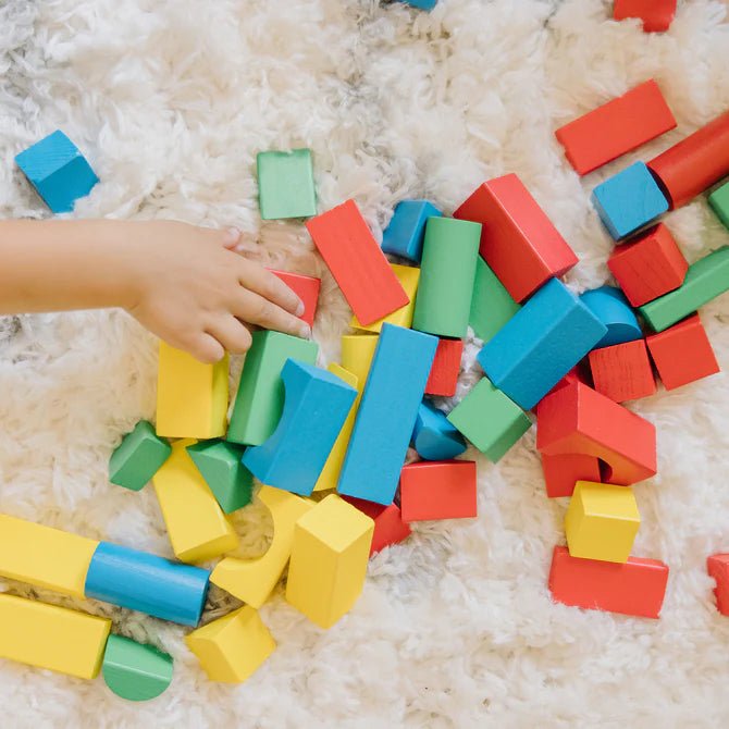 Melissa & Doug - 100 - Piece Wood Blocks Set Toys & Games