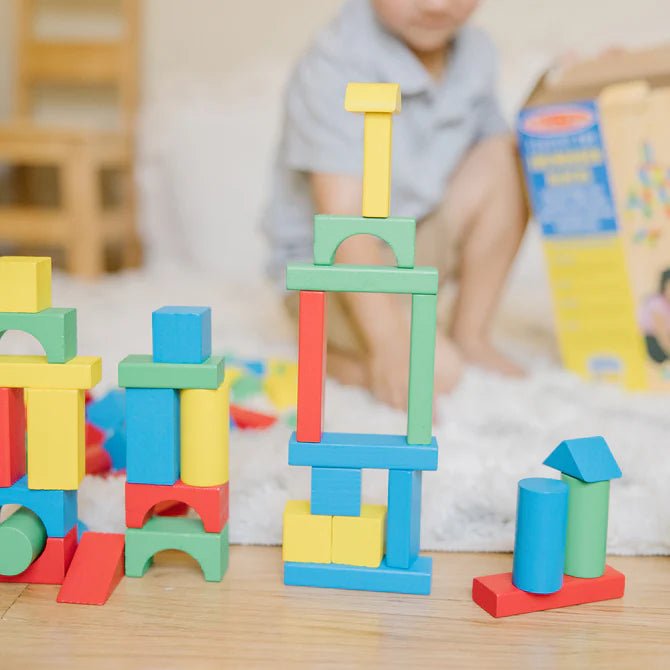 Melissa & Doug - 100 - Piece Wood Blocks Set Toys & Games