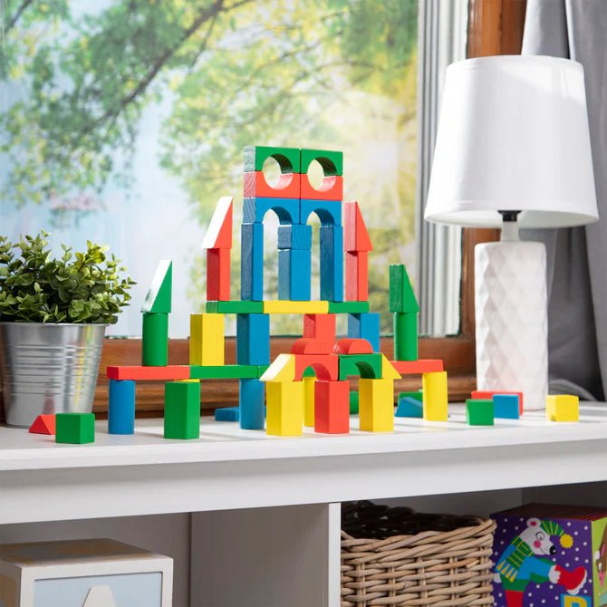 Melissa & Doug - 100 - Piece Wood Blocks Set Toys & Games