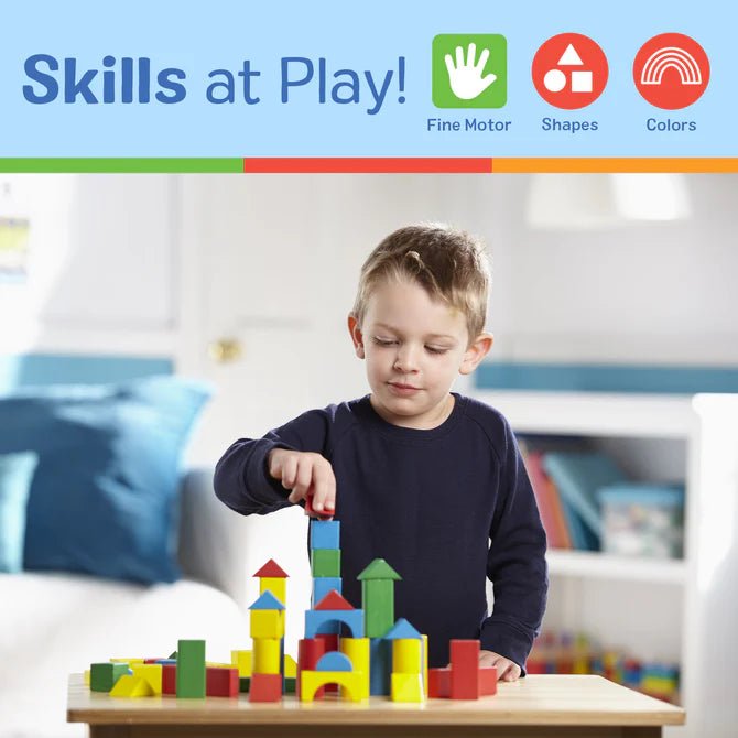 Melissa & Doug - 100 - Piece Wood Blocks Set Toys & Games