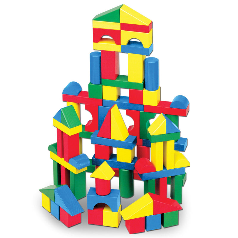 Melissa & Doug - 100 - Piece Wood Blocks Set Toys & Games