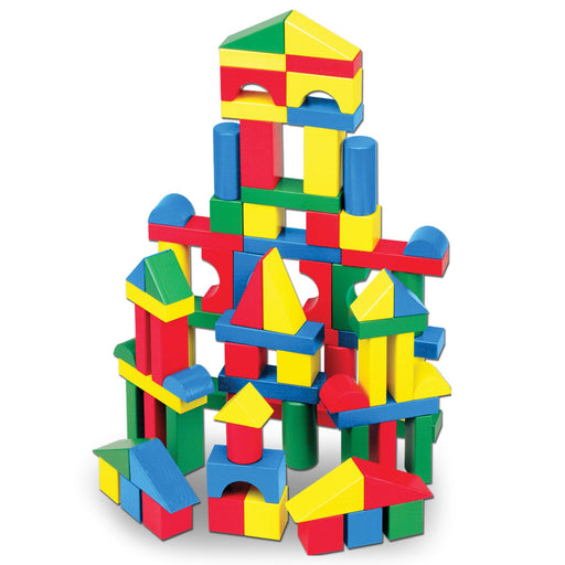 Melissa & Doug - 100 - Piece Wood Blocks Set Toys & Games