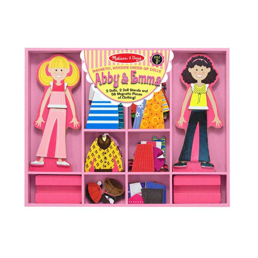 Melissa & Doug - Abby & Emma Magnetic Pretend Play Toys & Games