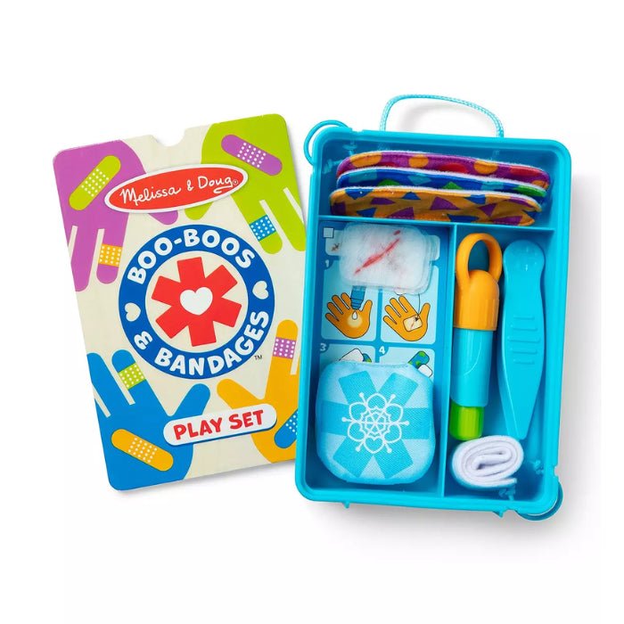 Melissa & Doug - Boo - Boos & Bandages Reusable First Aid Pretend Play Set Toys & Games