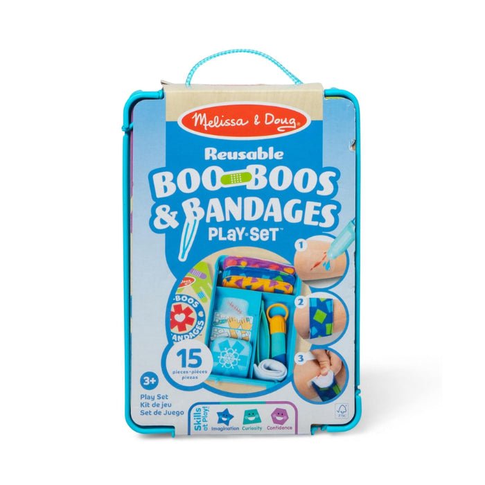 Melissa & Doug - Boo - Boos & Bandages Reusable First Aid Pretend Play Set Toys & Games