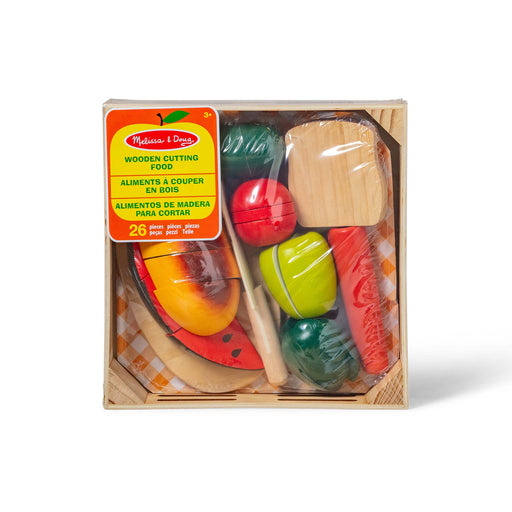 Melissa & Doug - Cutting Food - Wooden Play Food Toys & Games