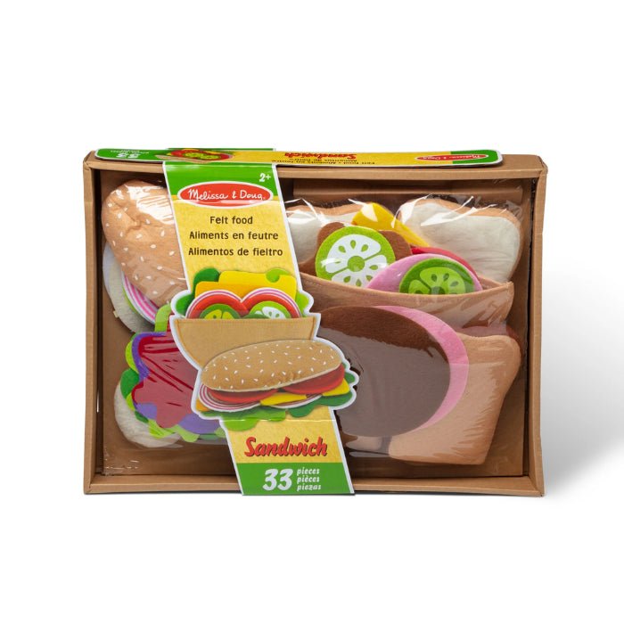 Melissa & Doug - Felt Food Sandwich Set Toys & Games
