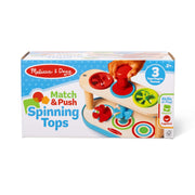 Melissa & Doug - Match & Push Spinning Tops Toys & Games