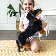 Melissa & Doug - M&D Dachshund - Lifelike Plush Stuffed Animal Toys & Games