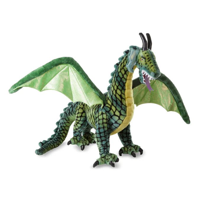 Melissa & Doug - M&D Winged Dragon - Lifelike Plush Stuffed Animal Toys & Games